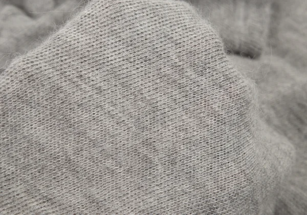 リミフゥLIMI feu アルパカニットカッティングデザインロングジャケット グレーS K-99729_013