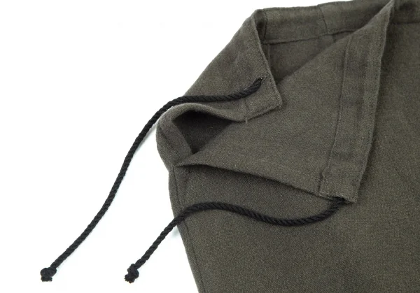 ドリスヴァンノッテンDRIES VAN NOTEN ウールカシミヤシルクスカート 深緑36 K-99757_004