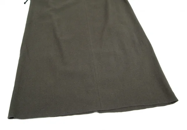 ドリスヴァンノッテンDRIES VAN NOTEN ウールカシミヤシルクスカート 深緑36 K-99757_006