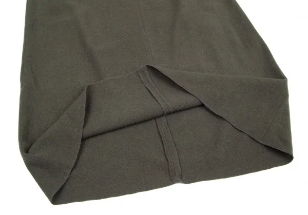 ドリスヴァンノッテンDRIES VAN NOTEN ウールカシミヤシルクスカート 深緑36 K-99757_007