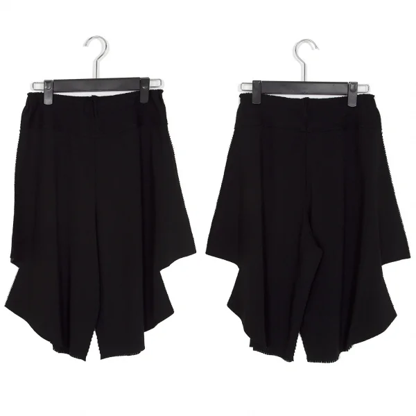 ISSEY MIYAKE A-POC Zigzag Cutting Knit Shorts Black 2 K-99760_001