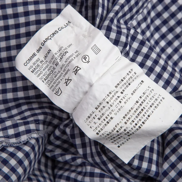 COMME des GARCONS HOMME Inside-out Plaids Shirt K-99779_013
