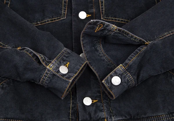 アルマーニジーンズARMANI JEANS コーデュロイトラッカージャケット チャコール48 K-99799_010