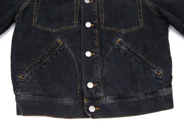 アルマーニジーンズARMANI JEANS コーデュロイトラッカージャケット チャコール48 K-99799_011
