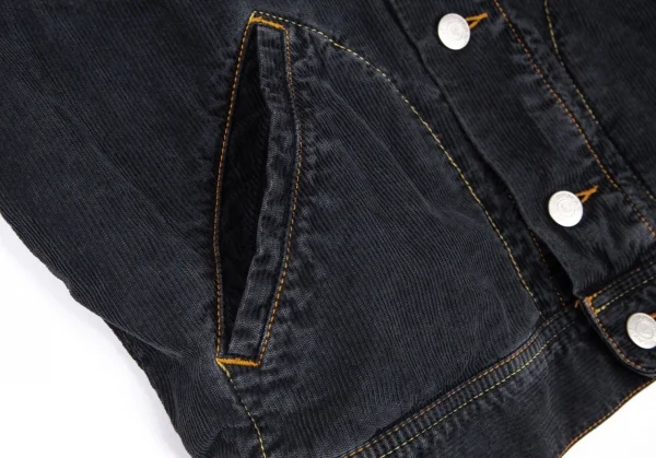 アルマーニジーンズARMANI JEANS コーデュロイトラッカージャケット チャコール48 K-99799_012
