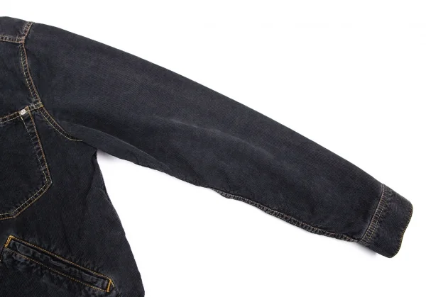 アルマーニジーンズARMANI JEANS コーデュロイトラッカージャケット チャコール48 K-99799_009
