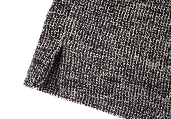 ワイズY's ウールシルクミックスニットジャケット グレー3 K-99805_010