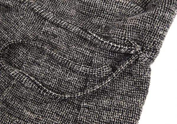 ワイズY's ウールシルクミックスニットプリーツスカート グレー3 K-99806_005