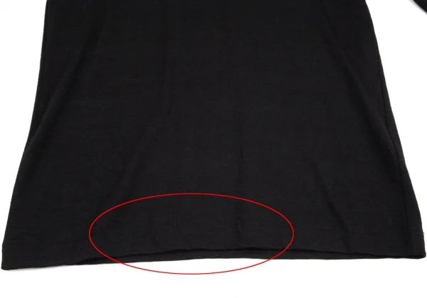 トリココムデギャルソンtricot COMME des GARCONS ウールハイネックカットソー 黒M位 K-99810_010