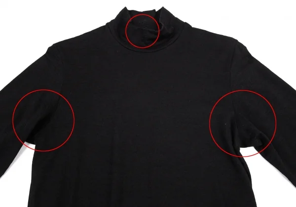 トリココムデギャルソンtricot COMME des GARCONS ウールハイネックカットソー 黒M位 K-99810_003