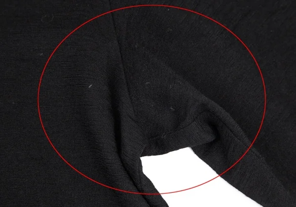 トリココムデギャルソンtricot COMME des GARCONS ウールハイネックカットソー 黒M位 K-99810_006