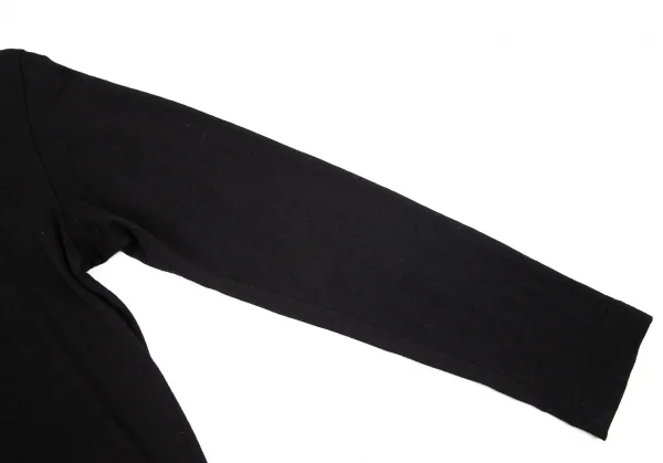 トリココムデギャルソンtricot COMME des GARCONS ウールハイネックカットソー 黒M位 K-99810_008