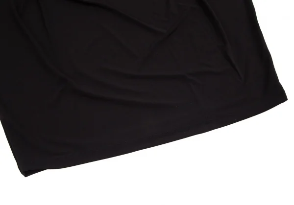 イッセイミヤケISSEY MIYAKE トリアセテートドレープネックドルマンカットソー 黒2 K-99841_007