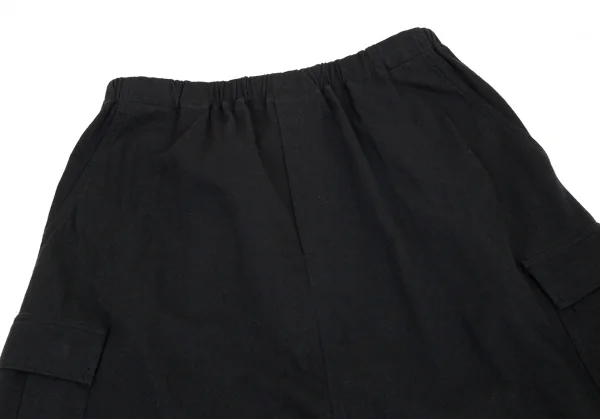 レギュレーション ヨウジヤマモトREGULATION yohji yamamoto コットンサイドポケットサルエルパンツ 黒2 K-99861_003