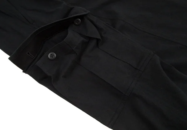 レギュレーション ヨウジヤマモトREGULATION yohji yamamoto コットンサイドポケットサルエルパンツ 黒2 K-99861_009