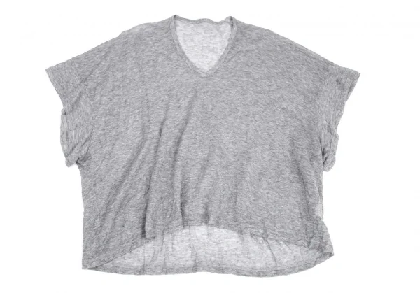 ワイズY's テンセルポリドルマン半袖トップス グレー2 K-99890_002