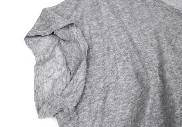 ワイズY's テンセルポリドルマン半袖トップス グレー2 K-99890_004