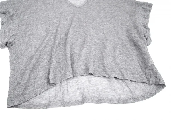 ワイズY's テンセルポリドルマン半袖トップス グレー2 K-99890_005