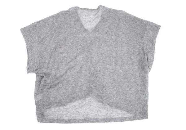 ワイズY's テンセルポリドルマン半袖トップス グレー2 K-99890_007