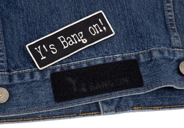 ワイズ バングオン！Y's BANG ON! スポテッドホースバックワッペンカスタム刺繍デニムジャケット インディゴ2 K-99897_017