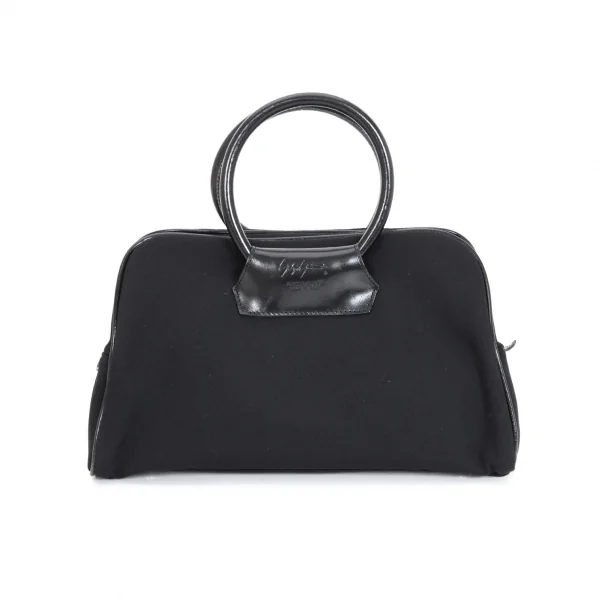 ヨウジヤマモト ファムYohji Yamamoto FEMME ギャバジンririジップハンドバッグ