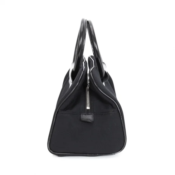 ヨウジヤマモト ファムYohji Yamamoto FEMME ギャバジンririジップハンドバッグ 黒 K-99907_003