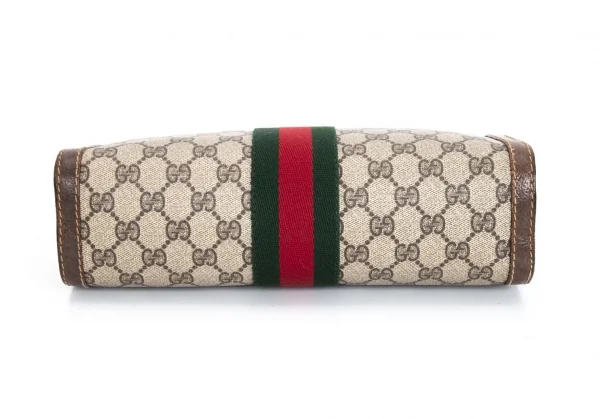 グッチGUCCI GG柄シェリークラッチバッグ ベージュブラウン K-99912_006