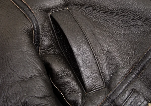 アンダーカバーUNDERCOVER ショートムートンB-3ジャケット 焦げ茶S位 K-99953_010