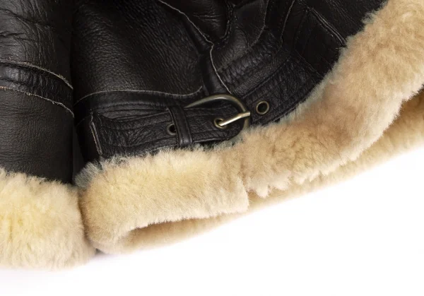 アンダーカバーUNDERCOVER ショートムートンB-3ジャケット 焦げ茶S位 K-99953_011