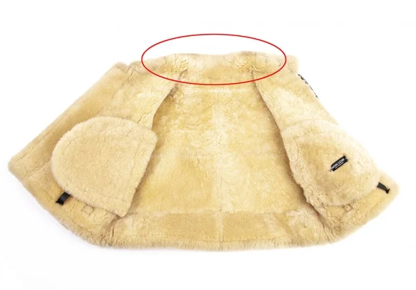 アンダーカバーUNDERCOVER ショートムートンB-3ジャケット 焦げ茶S位 K-99953_012