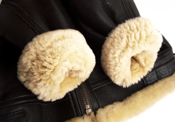 アンダーカバーUNDERCOVER ショートムートンB-3ジャケット 焦げ茶S位 K-99953_008