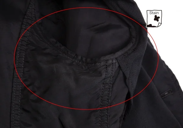 コムデギャルソン オムCOMME des GARCONS HOMME ウールトロパッカリングジャケット 黒XS K-99977_012