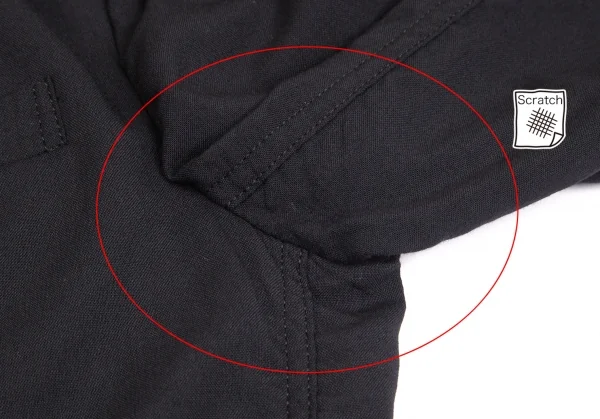 コムデギャルソン オムCOMME des GARCONS HOMME ウールトロパッカリングジャケット 黒XS K-99977_006