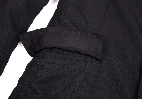 コムデギャルソン オムCOMME des GARCONS HOMME ウールトロパッカリングジャケット 黒XS K-99977_009