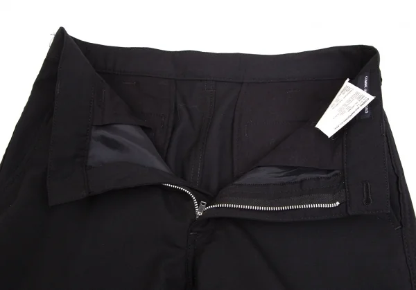 コムデギャルソン オムCOMME des GARCONS HOMME ウールトロパッカリングパンツ 黒XS K-99978_004