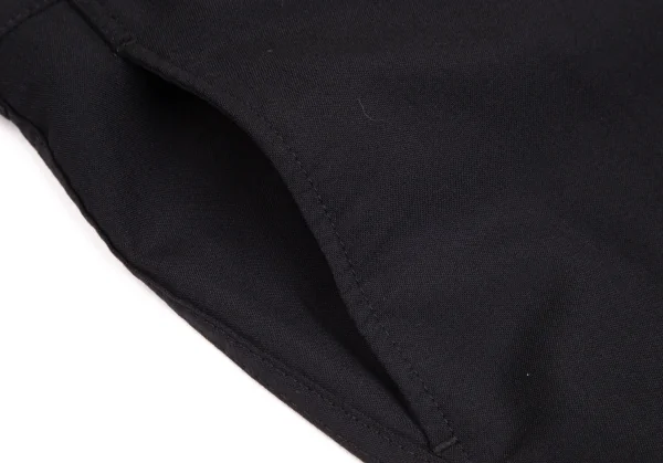 コムデギャルソン オムCOMME des GARCONS HOMME ウールトロパッカリングパンツ 黒XS K-99978_005