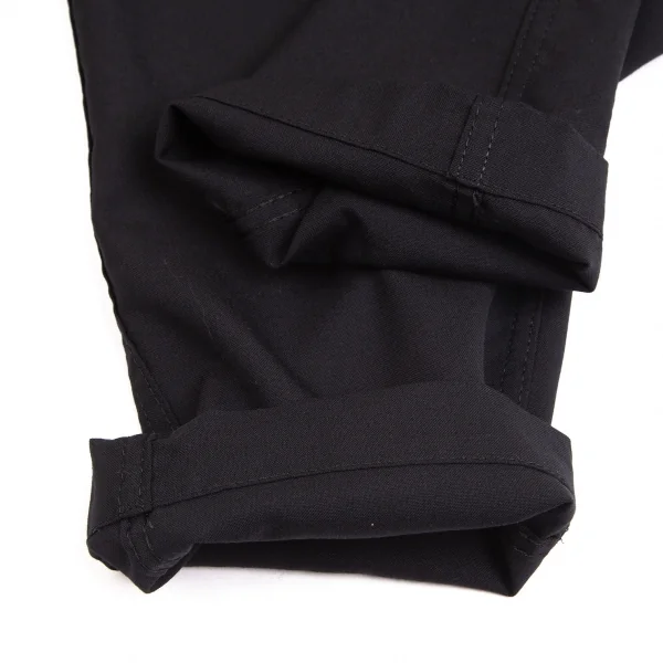 コムデギャルソン オムCOMME des GARCONS HOMME ウールトロパッカリングパンツ 黒XS K-99978_007