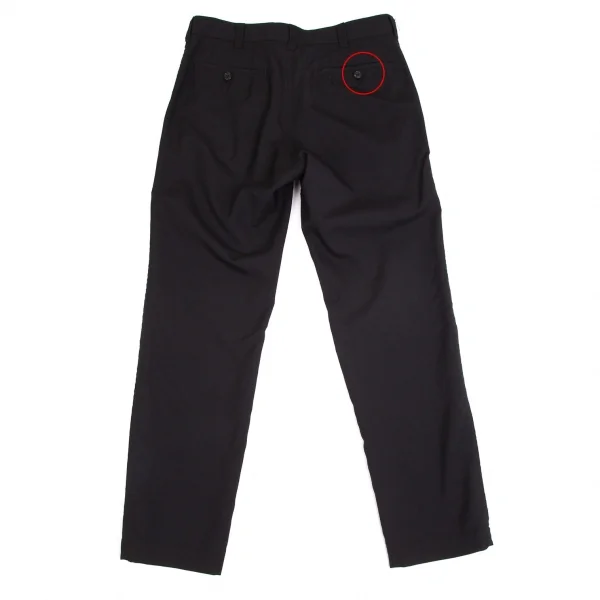 コムデギャルソン オムCOMME des GARCONS HOMME ウールトロパッカリングセットアップスーツ 黒XS K-99979_015