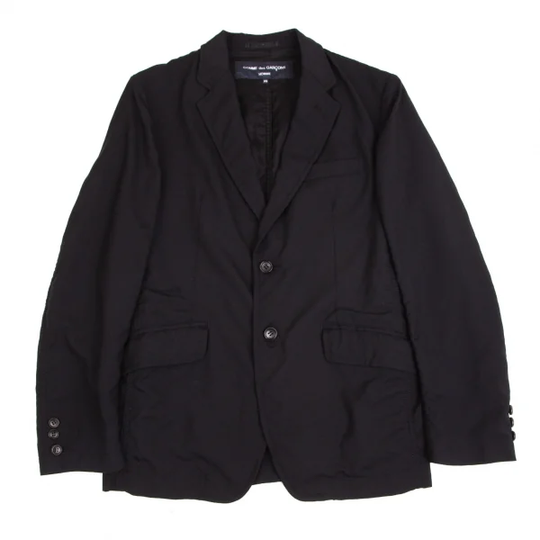 コムデギャルソン オムCOMME des GARCONS HOMME ウールトロパッカリングセットアップスーツ 黒XS K-99979_002