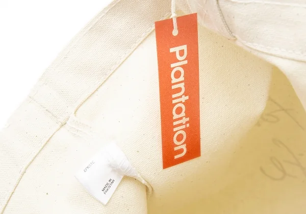 プランテーションPlantation 自由が丘店オリジナルレタリングトートバッグ 生成り K-100009_009