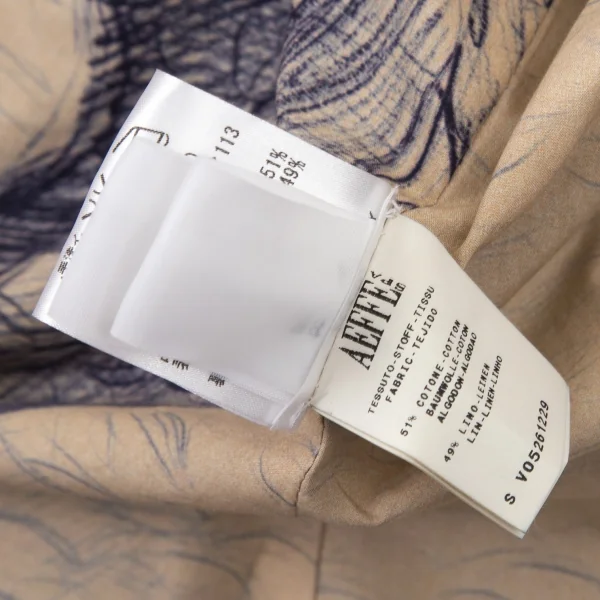 ジャンポールゴルチエ ファムJean Paul GAULTIER FEMME 裏ドラゴンプリントデニムショールカラージャケット インディゴ42 K-100035_016