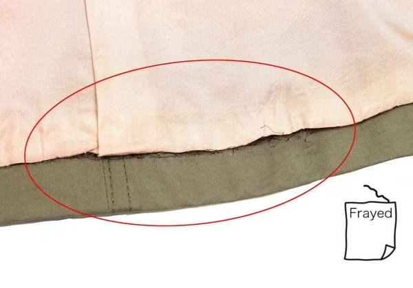 ジャンポールゴルチエ ファムJean Paul GAULTIER FEMME コットンダブルピークドラペルジャケット カーキ38 K-100036_014