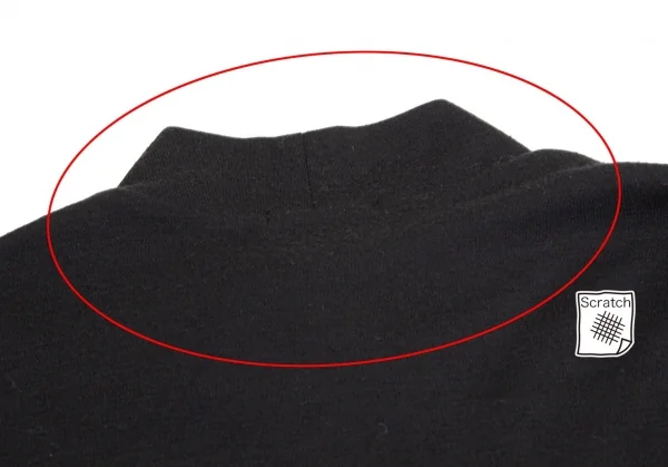 トリココムデギャルソンtricot COMME des GARCONS アクリルウールモックネックニットソー 黒M位 K-100191_011
