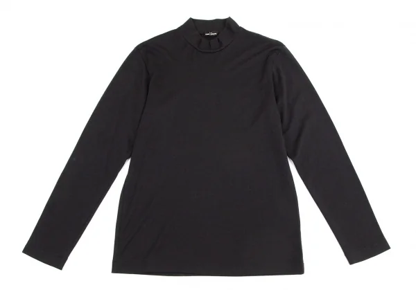 トリココムデギャルソンtricot COMME des GARCONS アクリルウールモックネックニットソー 黒M位 K-100191_002