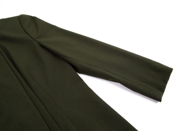 マルセルマロンジュmarcel marongiu 変形ノーカラージャケット モスグリーン36 K-100202_005