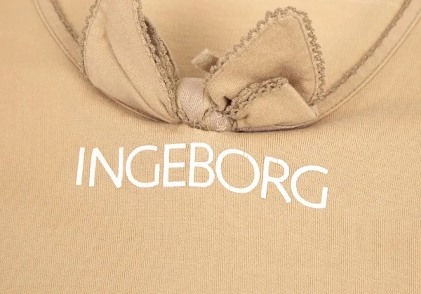 インゲボルグINGEBORG ネックリボンコットンカットソー モカベージュM K-100224_005