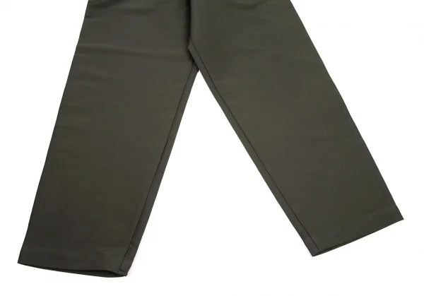 イッセイミヤケ アイム メンISSEY MIYAKE IM MEN ボタンフライサテンパンツ カーキグレー2 K-100256_006