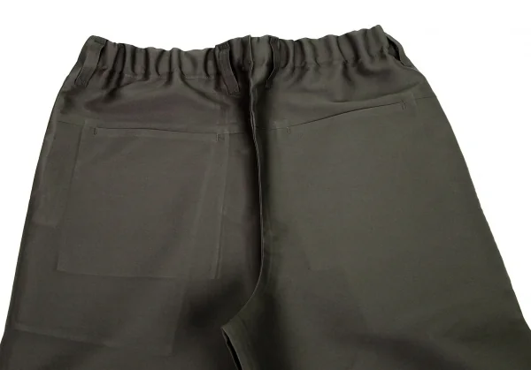 イッセイミヤケ アイム メンISSEY MIYAKE IM MEN ボタンフライサテンパンツ カーキグレー2 K-100256_009