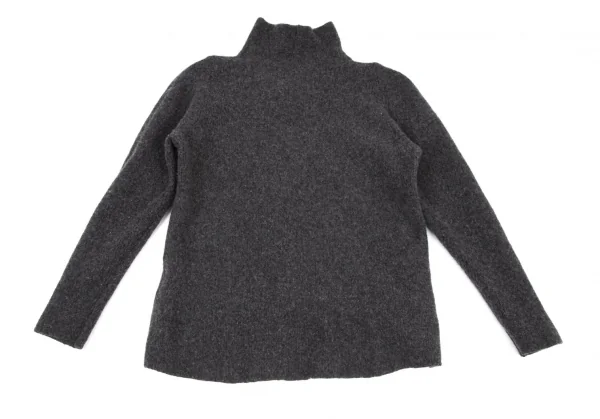 ヨーガンレール ババグーリJURGEN LEHL Babaghuri ウールカシミヤラウンドハイネックニットセーター グレーM K-100287_009