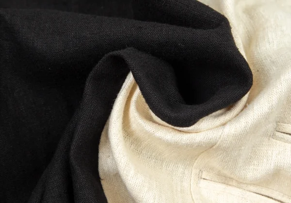 ヨウジヤマモト プールオムYohji Yamamoto POUR HOMME 麻世妙3Bジャケット 黒生成り2 K-100298_015